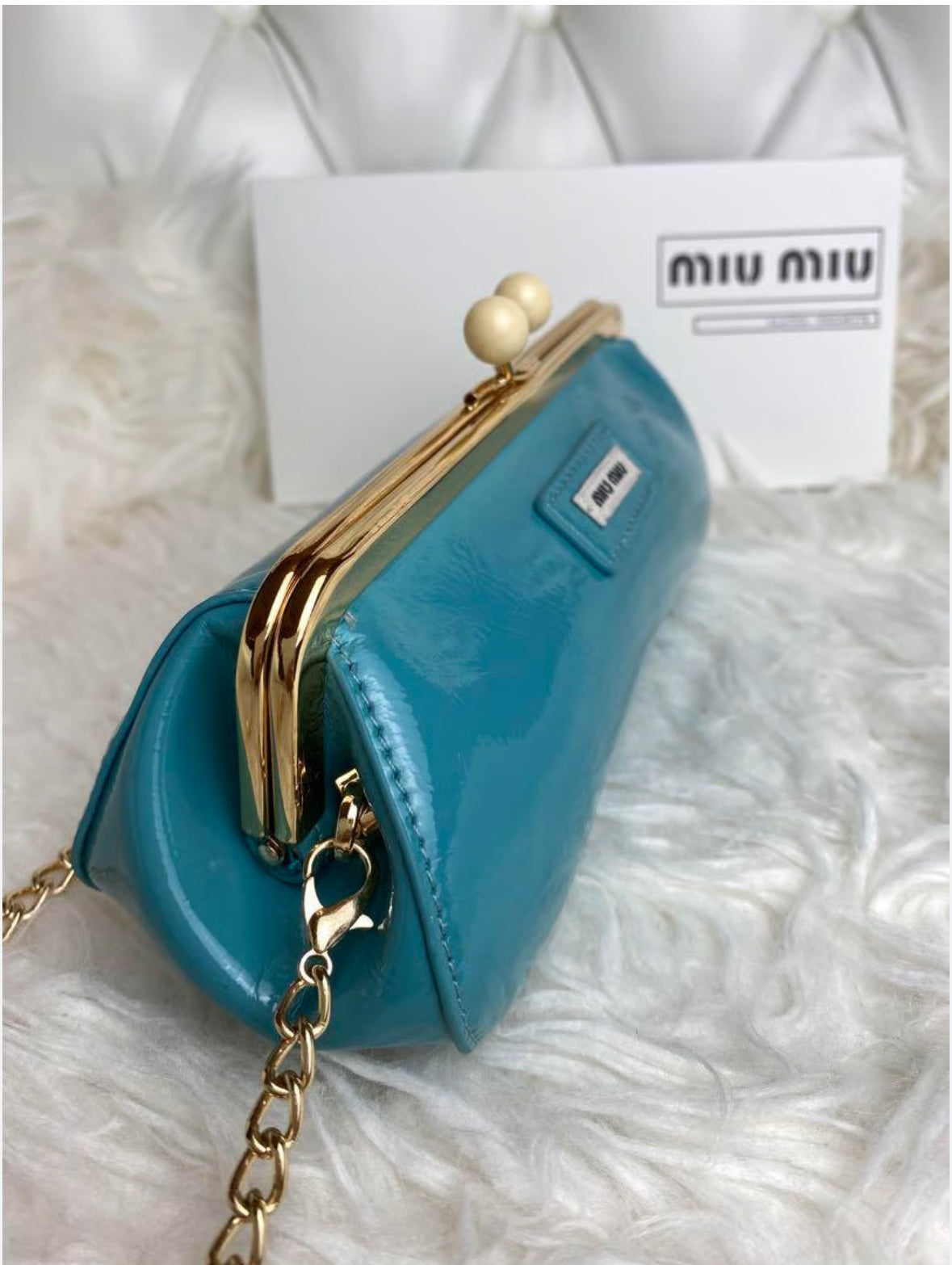 Bolso Miu Miu Parfum Mini Kisslock
