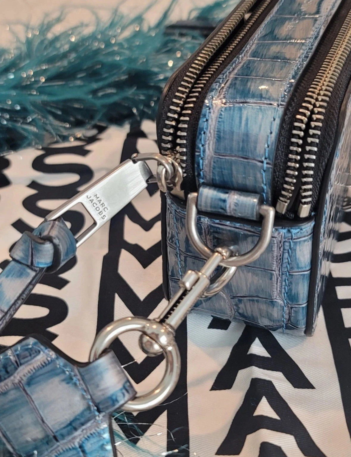 Bandolera Marc Jacobs Croc