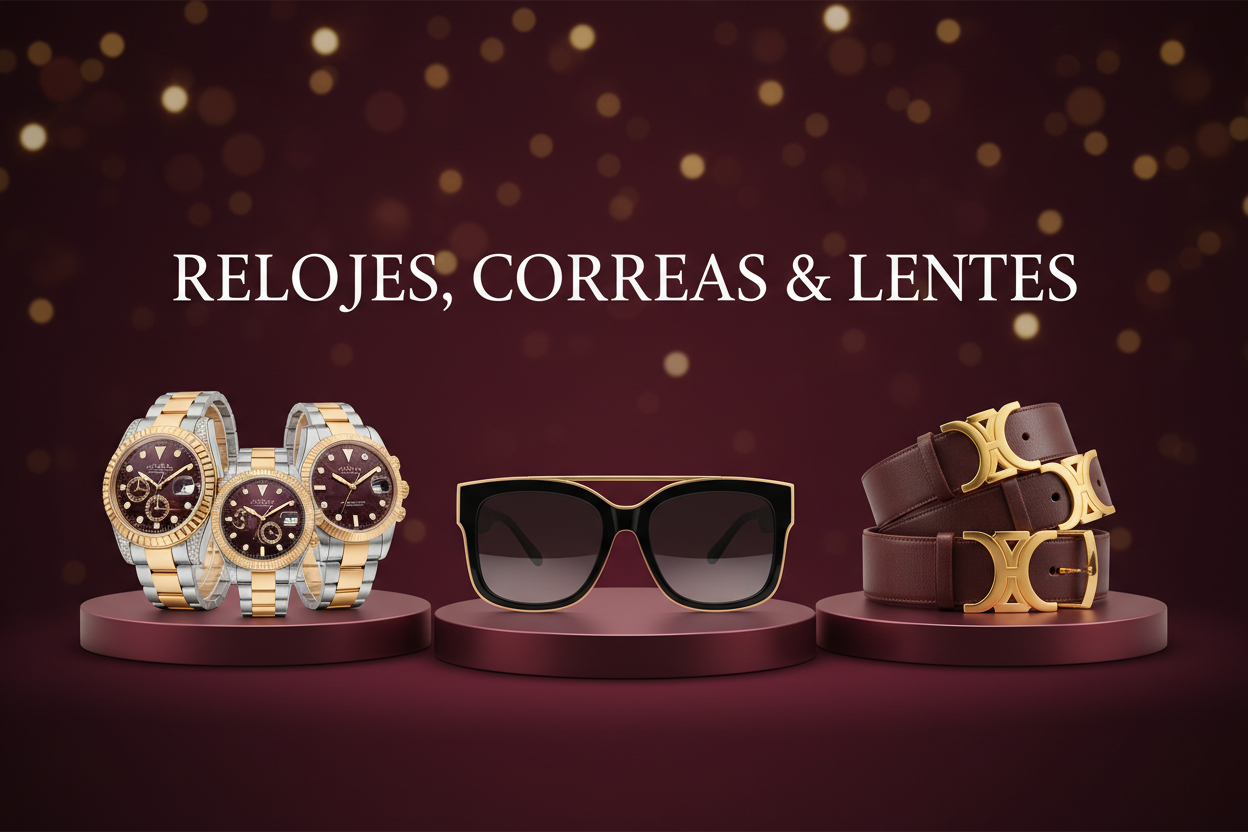 Relojes, Correas & Lentes