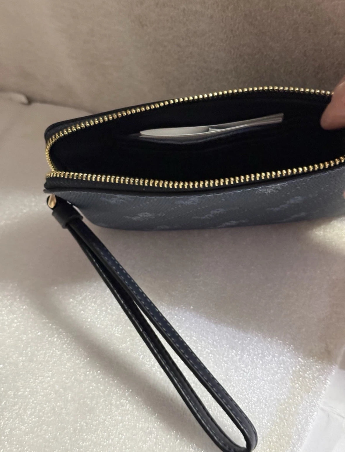 Bolso de mano Coach Corner Zip Wristlet