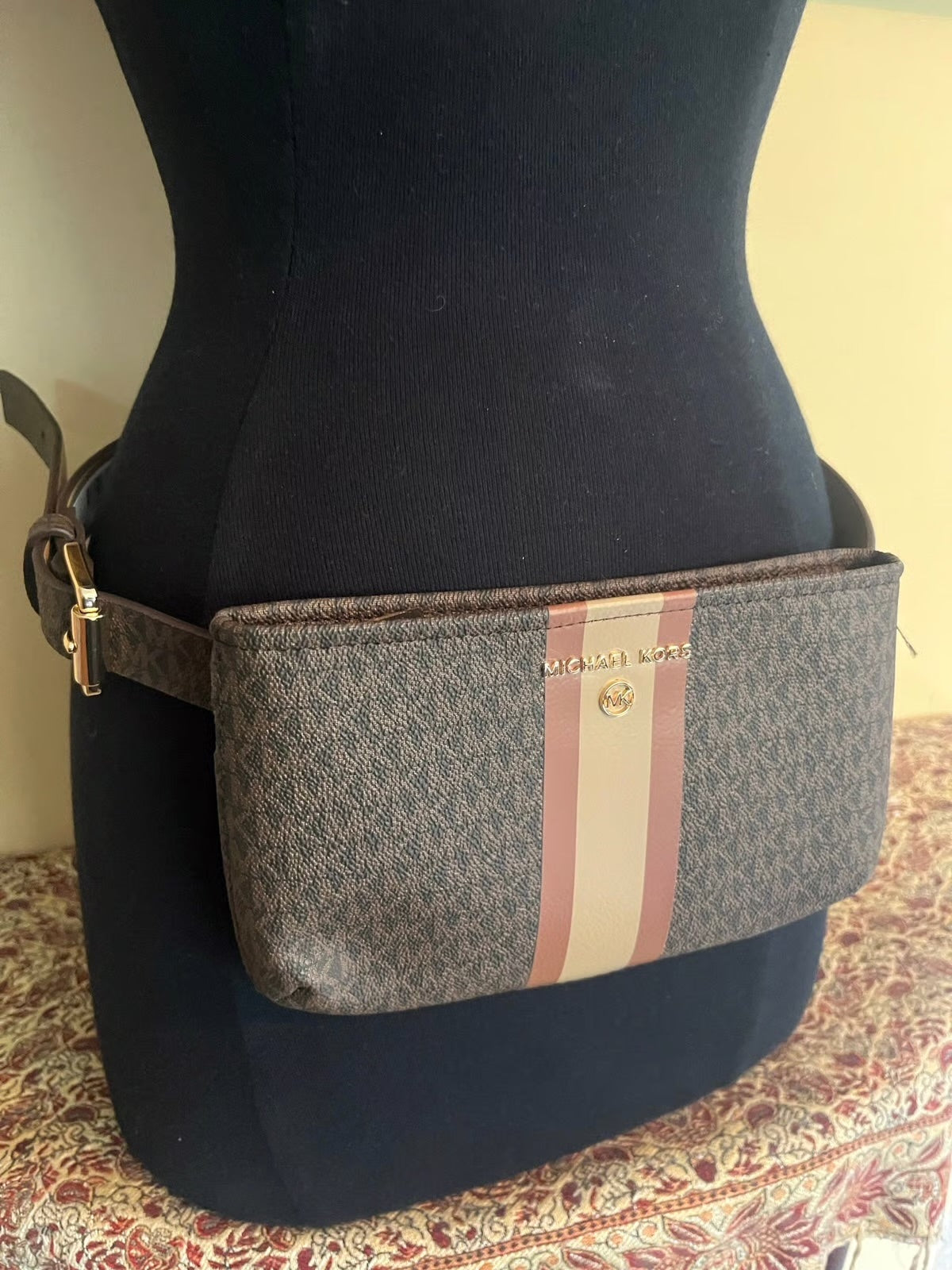 Michael Kors Bolso de cinturón, marrón, S/M