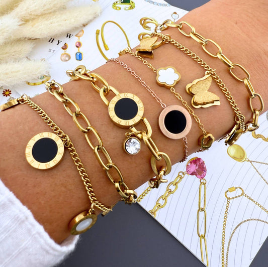 PULSERA CHAPADO EN ORO